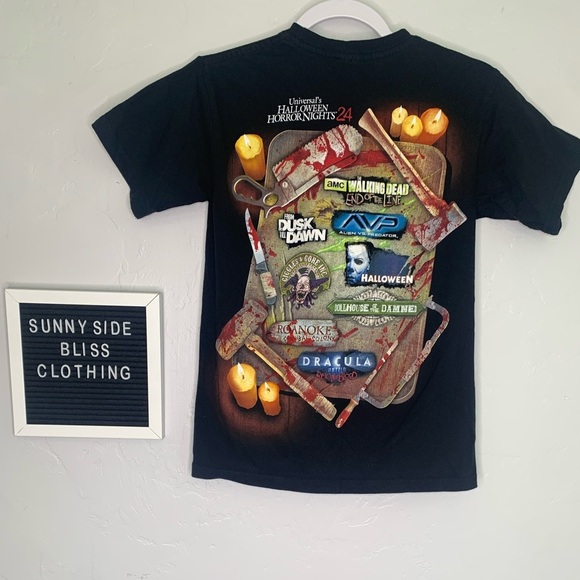 Halloween Horror Nights 2014 “Fear Will Eat You Alive” Crewneck Size Extra Small - Picture 4 of 6